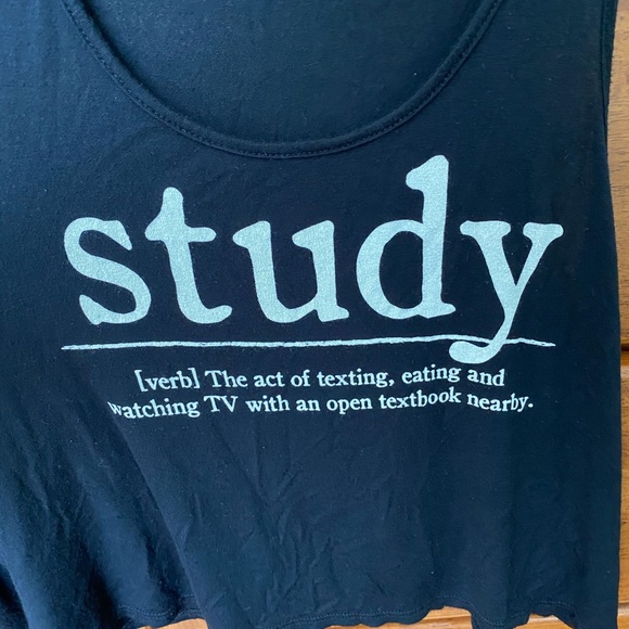 Study Cropped Tank Top - Picture 4 of 4